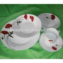 round ceramic party tableware set